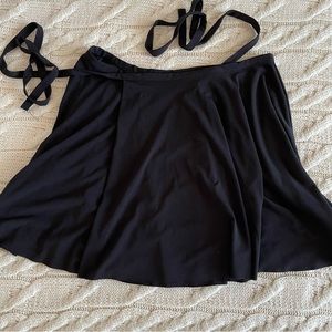 Body Wrappers Girls Black Dance Wrap Skirt